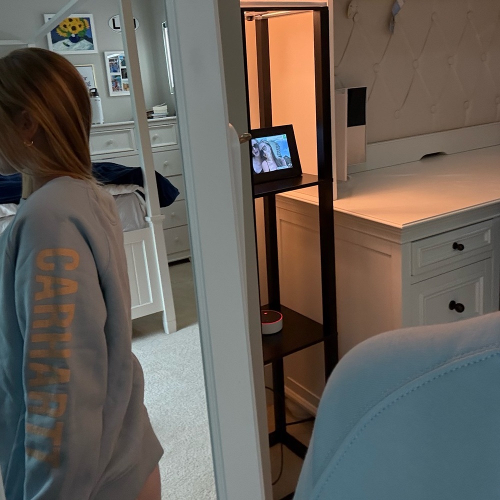 Carhartt Sky Blue Sweatshirt with Gold Logo - Picture 4 of 4